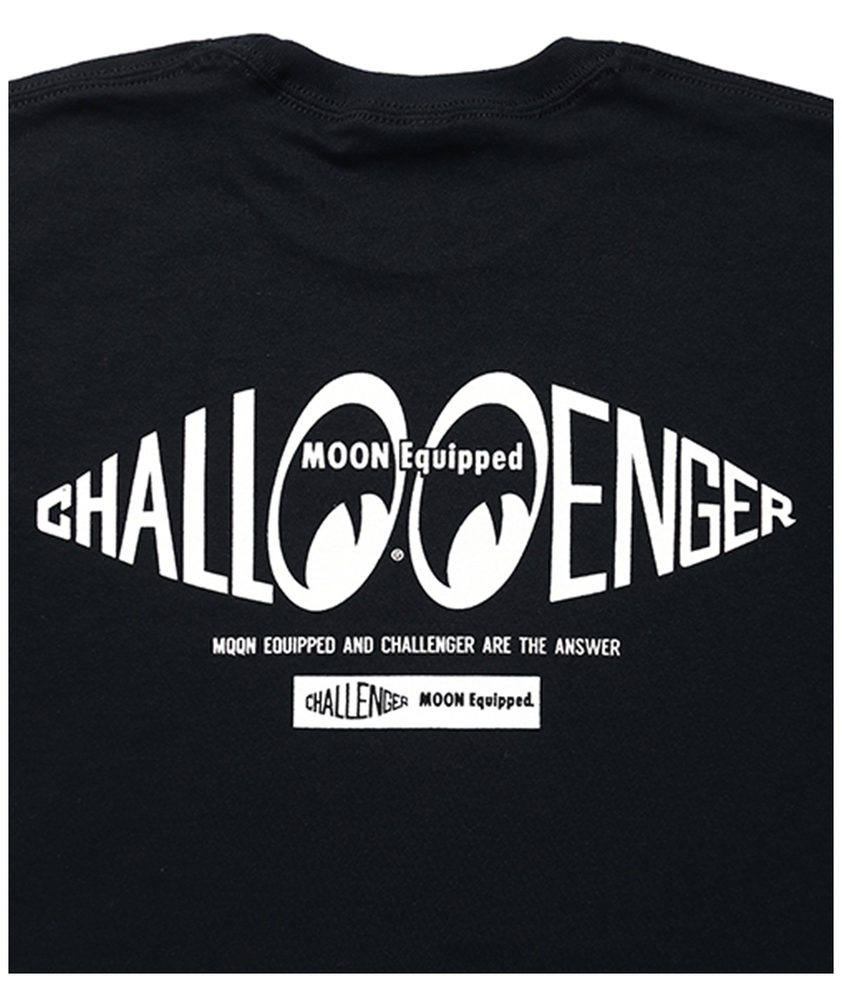 トップス CHALLENGERxMOON EQUIPPED L/S TEE L CHALLENGERxMOON EQUIPPED L/S TEE【BLACK】｜CHALLENGER