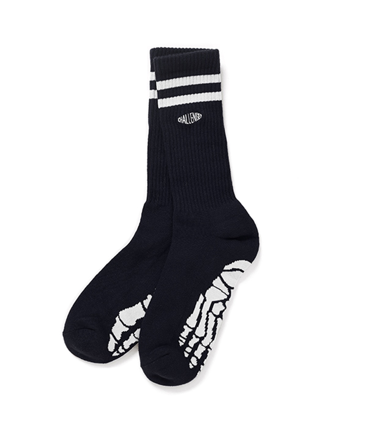 チャレンジャー CHALLENGER 「LOGO SOCKS」 ソックス BK CHALLENGER