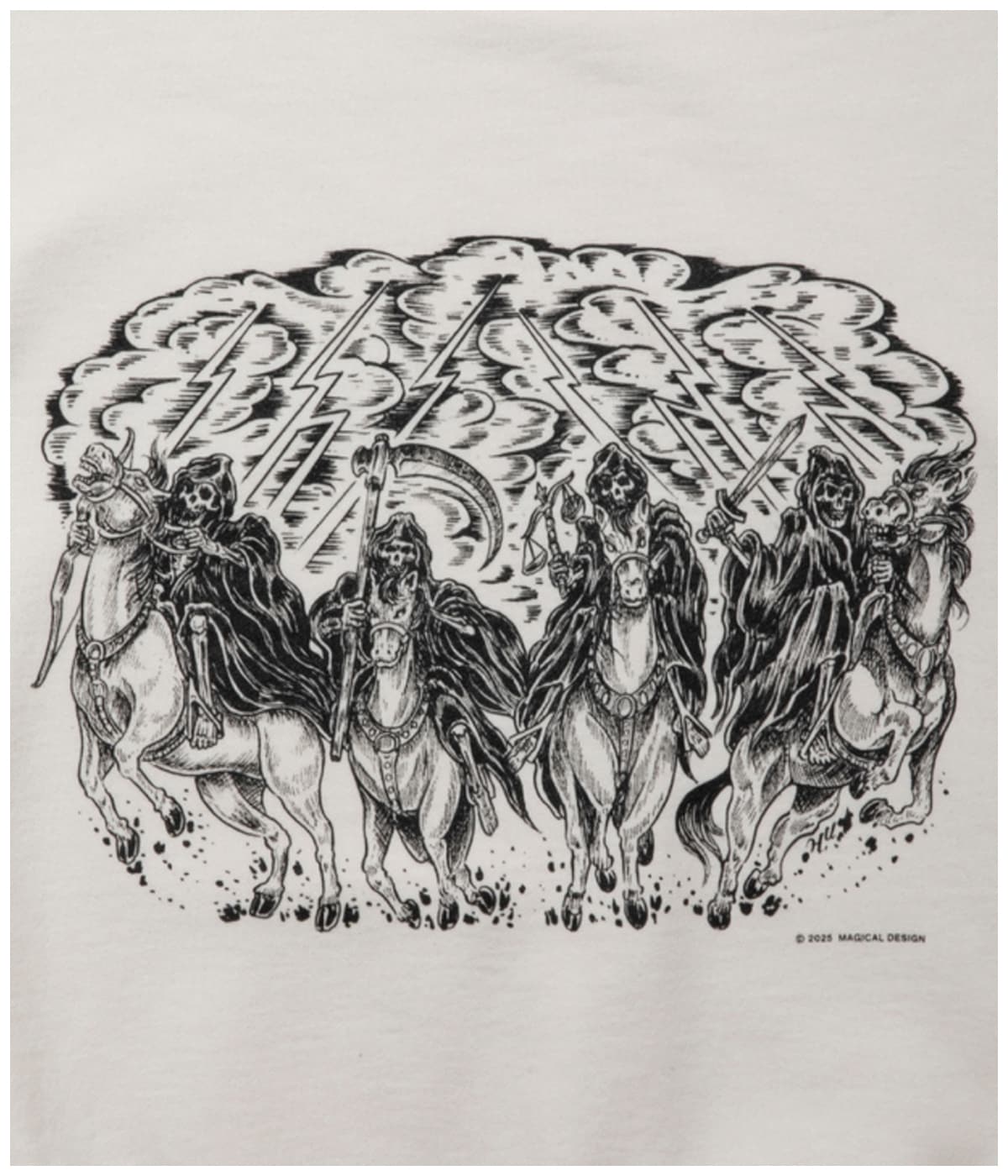 Print Sweat Crew (Magical Design®︎ )【OFF IVORY】｜COOTIE