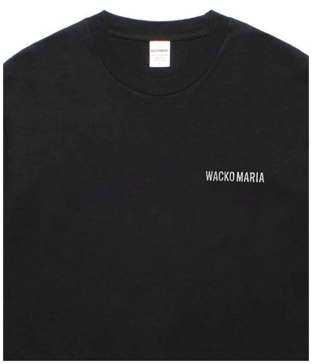 WASHED HEAVY WEIGHT LONG SLEEVE T-SHIRT【BLACK】｜WACKO