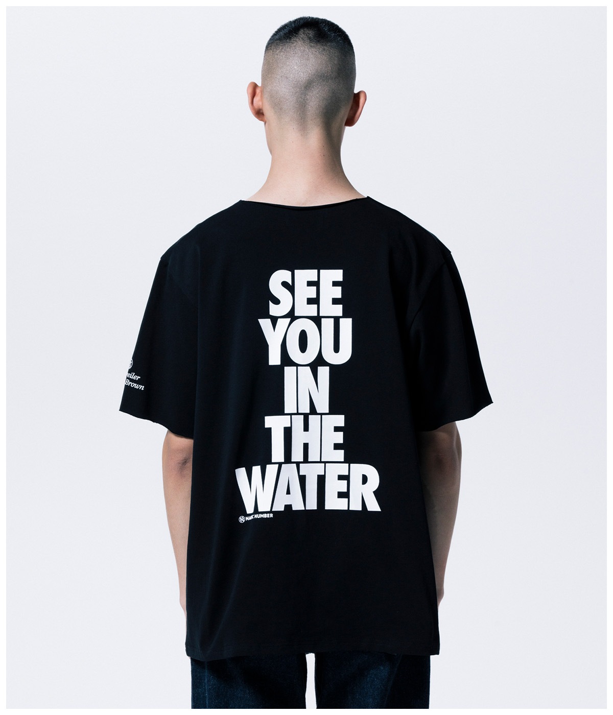 RWMN CUTOFF TEE【BLACK】