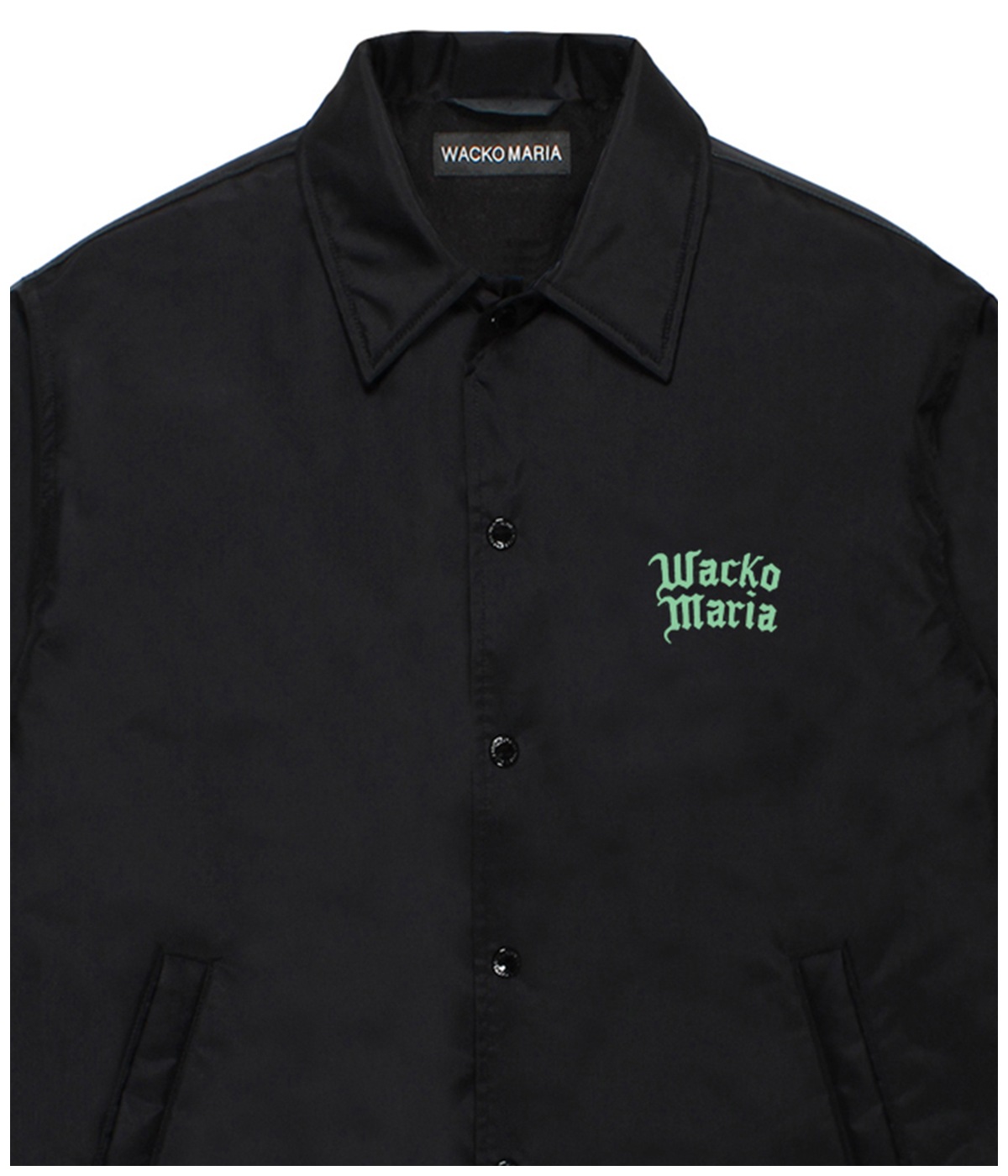 COACH JACKET (TYPE-2)【BLACK-GREEN】｜WACKO MARIA｜MELTING POT