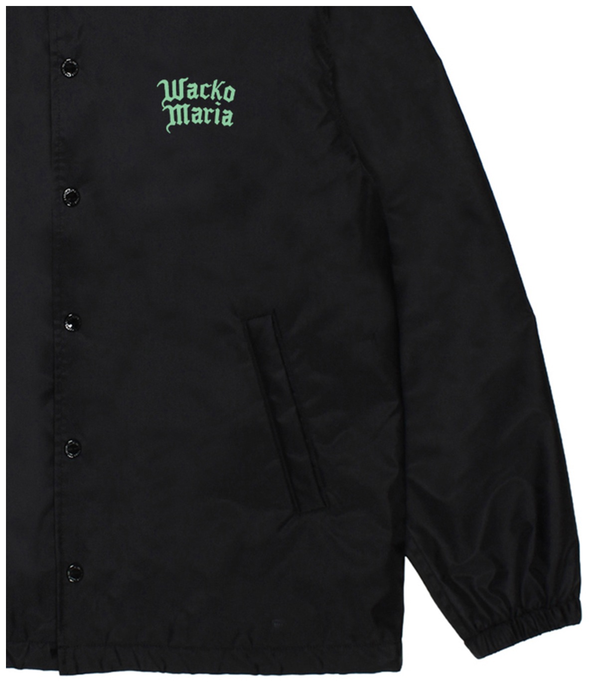 カ*ミ様 ワコマリアCOACH JACKET (TYPE-2)【BLACK-GR COACH JACKET (TYPE-2)【BLACK-GREEN】｜WACKO MARIA｜MELTING POT