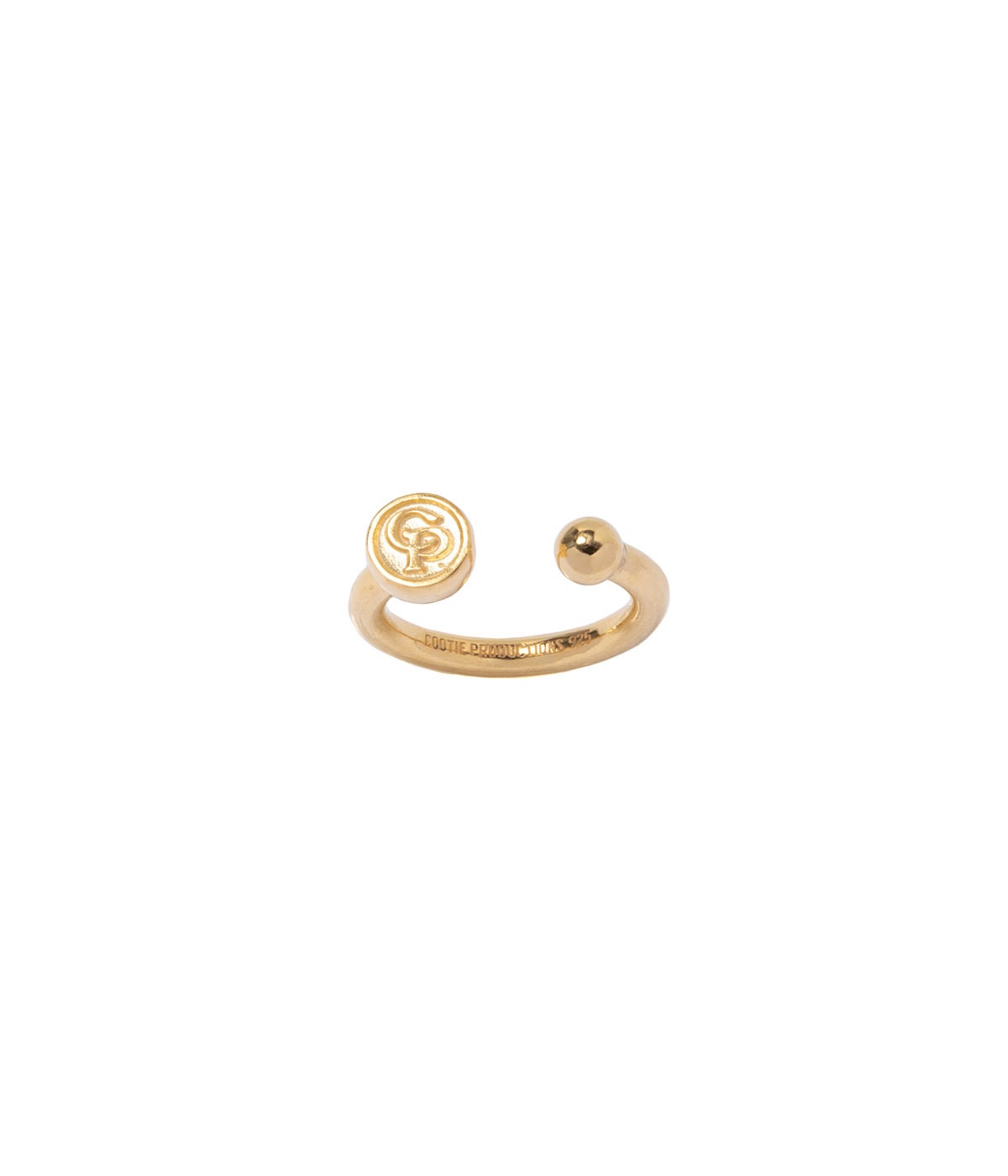 Symbol Gap Ring【GOLD】｜COOTIE PRODUCTIONS®︎｜MELTING POT（正規