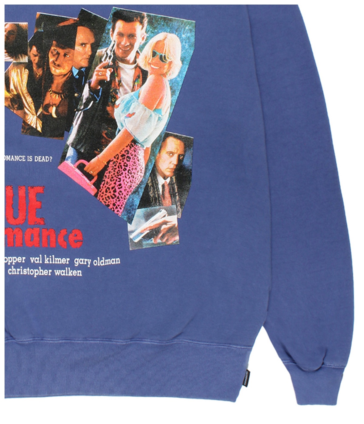TRUE ROMANCE / WASHED HEAVY WEIGHT SWEAT SHIRT【PURPLE】