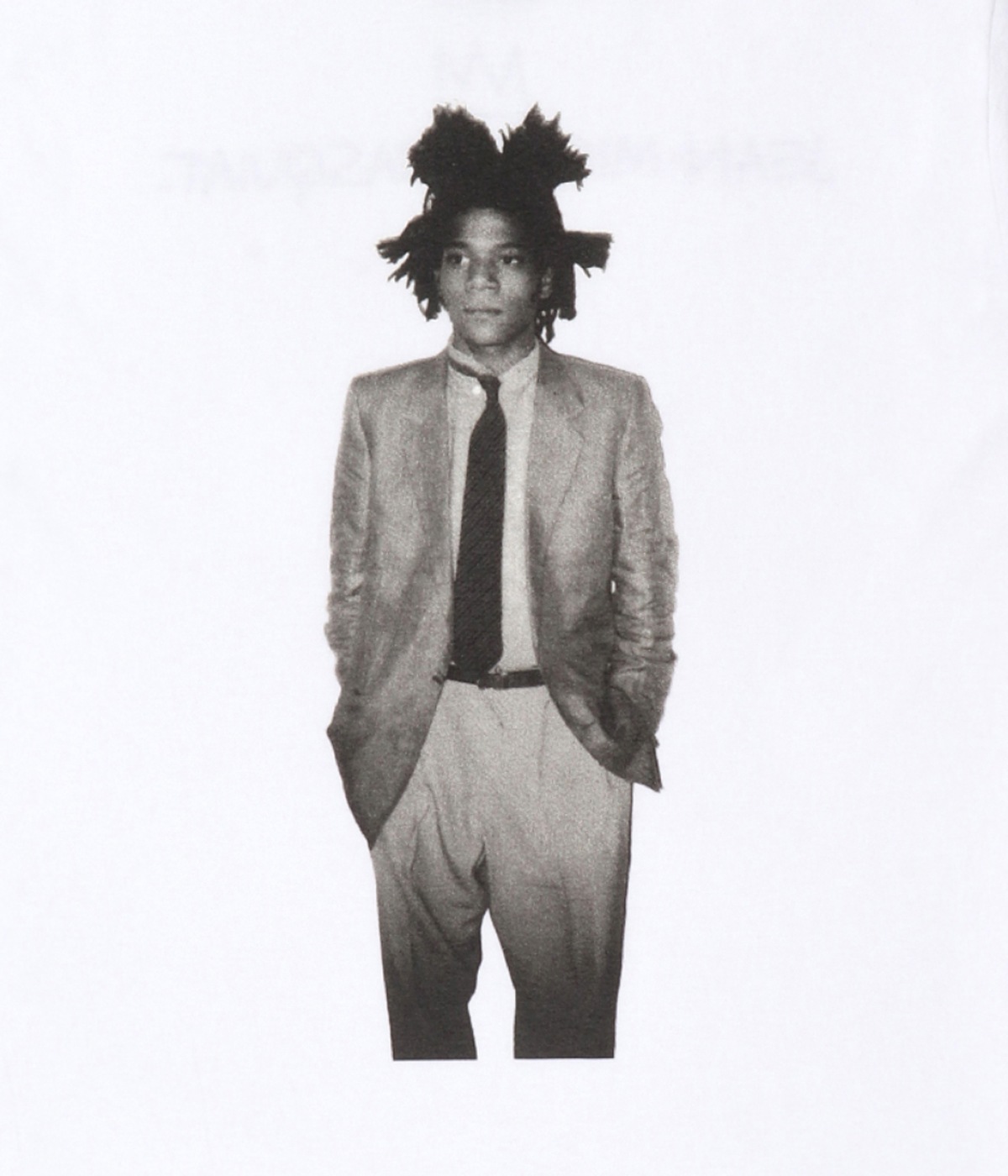 JEAN-MICHEL BASQUIAT / CREW NECK T-SHIRT (TYPE-2)【WHITE】｜WACKO