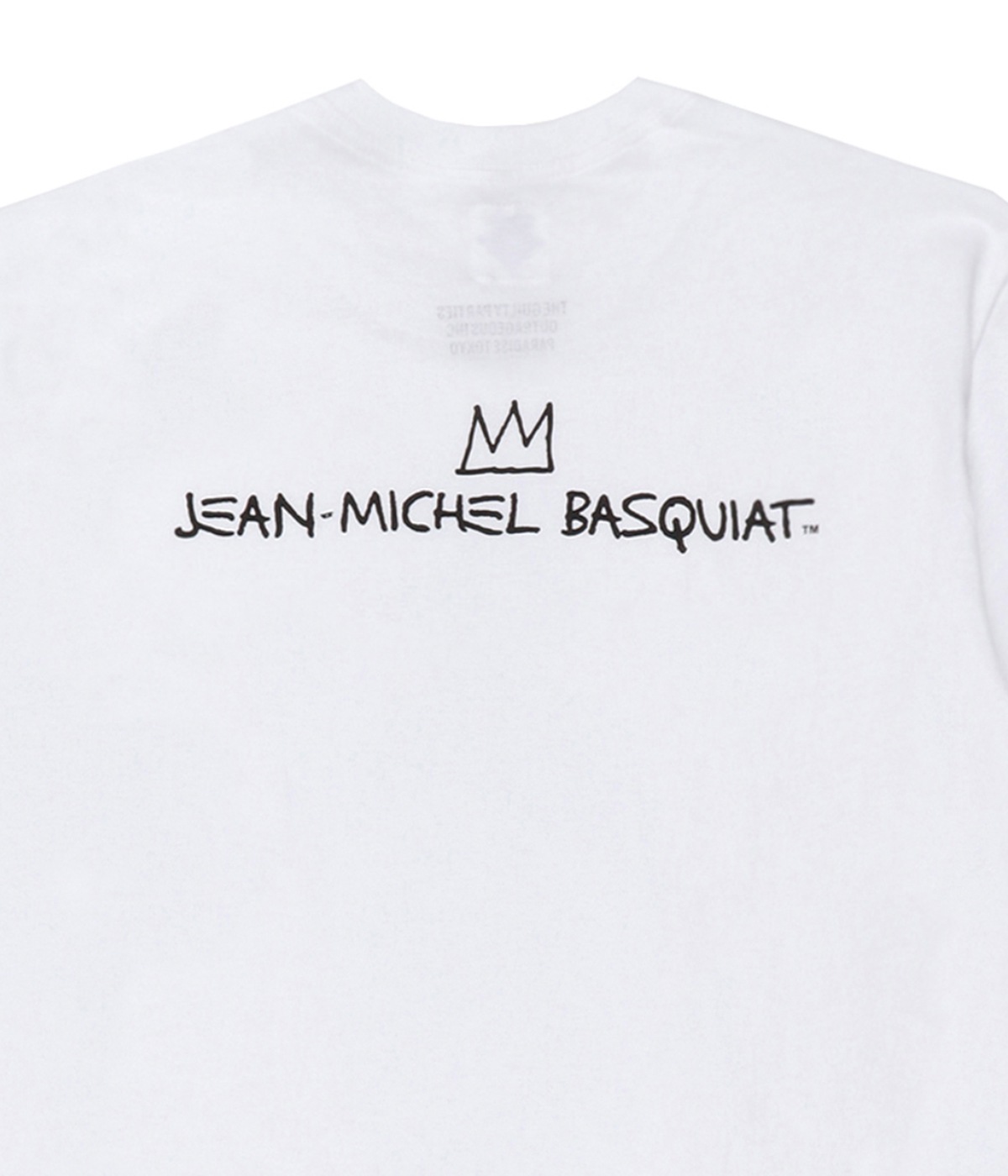 JEAN-MICHEL BASQUIAT / CREW NECK T-SHIRT (TYPE-2)【WHITE】｜WACKO 