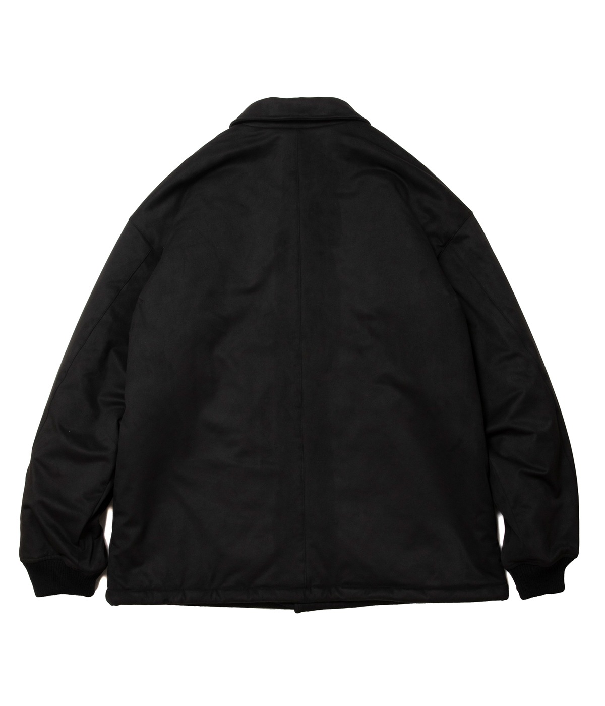 R9 F.SUEDE COACH JACKET【BLACK】