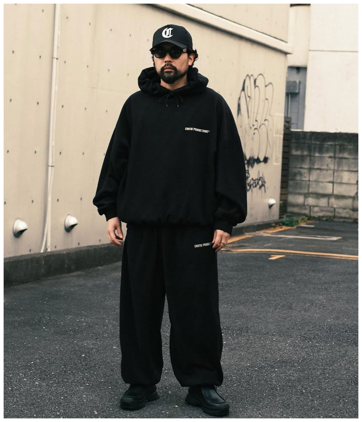 Fleece Sweat Hoodie【BLACK】｜COOTIE PRODUCTIONS®︎｜MELTING POT