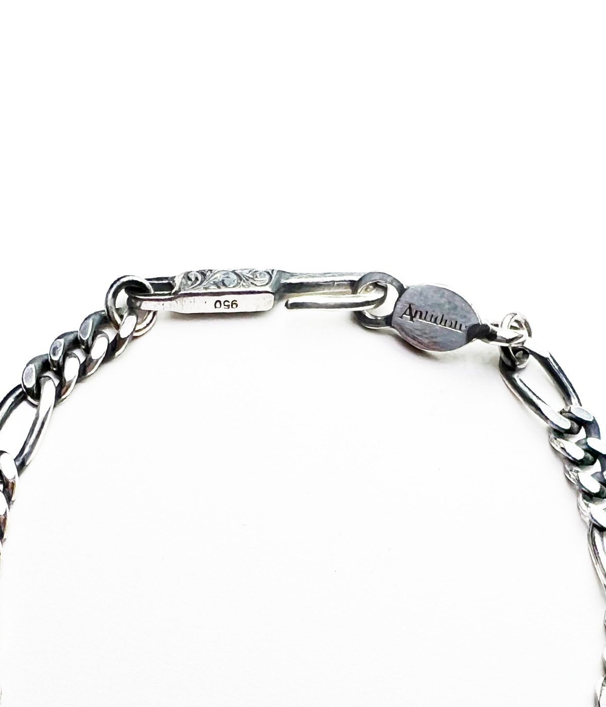 Figaro Chain Bracelet【SILVER950】