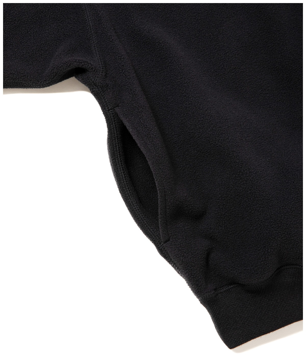 Fleece Sweat Hoodie【BLACK】