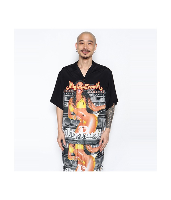 トップス MIGHTY CROWN / WACKO MARIA T-SHIRT Lsize WACKO MARIA (ワコマリア)】 MIGHTY CROWN マイティクラウン T