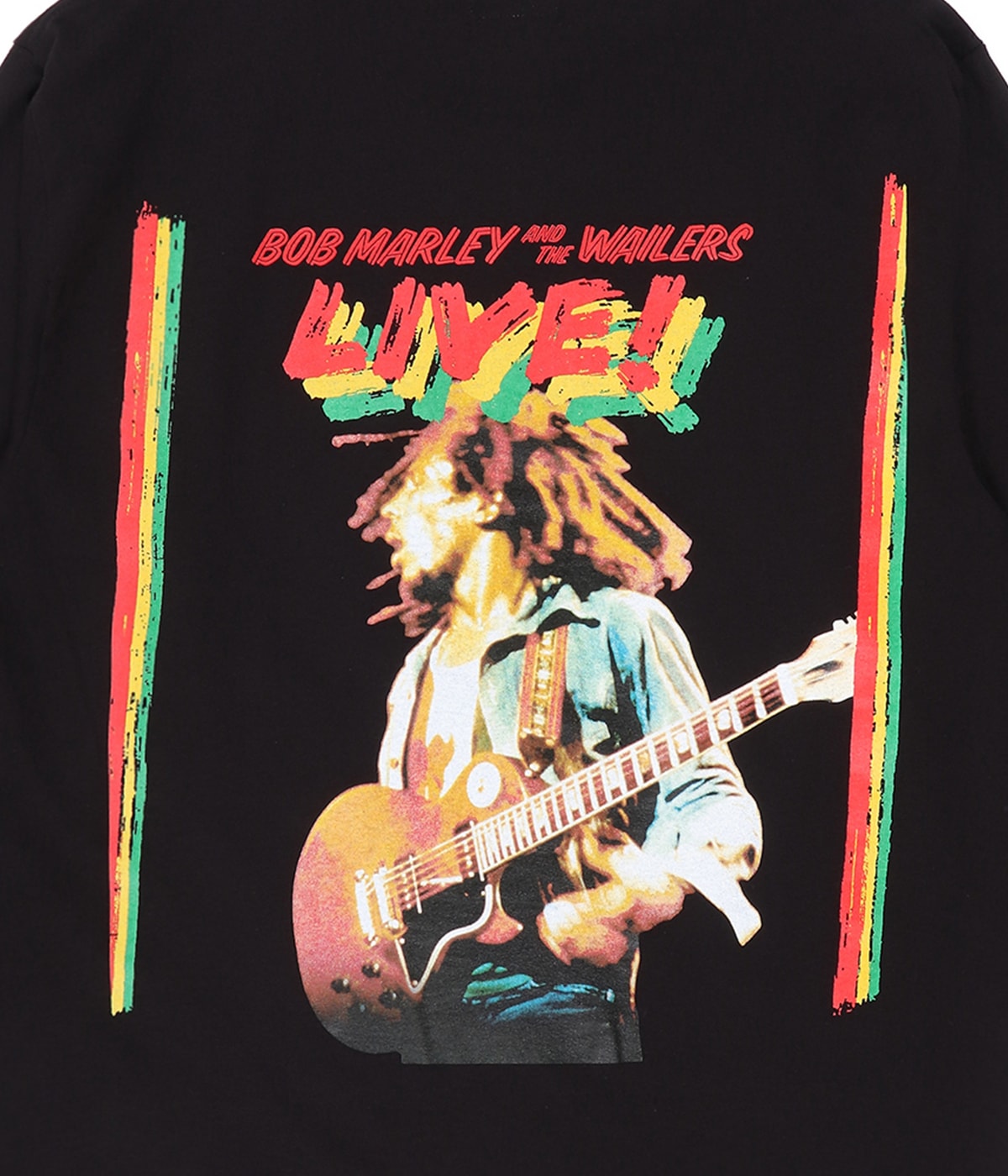 BOB MARLEY / CREW NECK LONG SLEEVE T-SHIRT【BLACK】｜WACKO MARIA 
