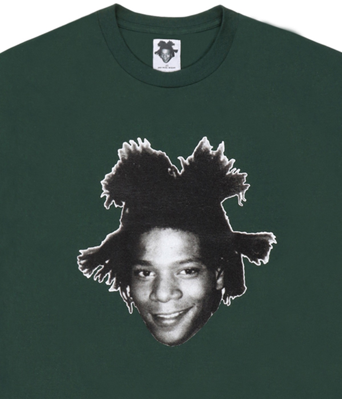 JEAN-MICHEL BASQUIAT / CREW NECK T-SHIRT (TYPE-1)【GREEN】｜WACKO 