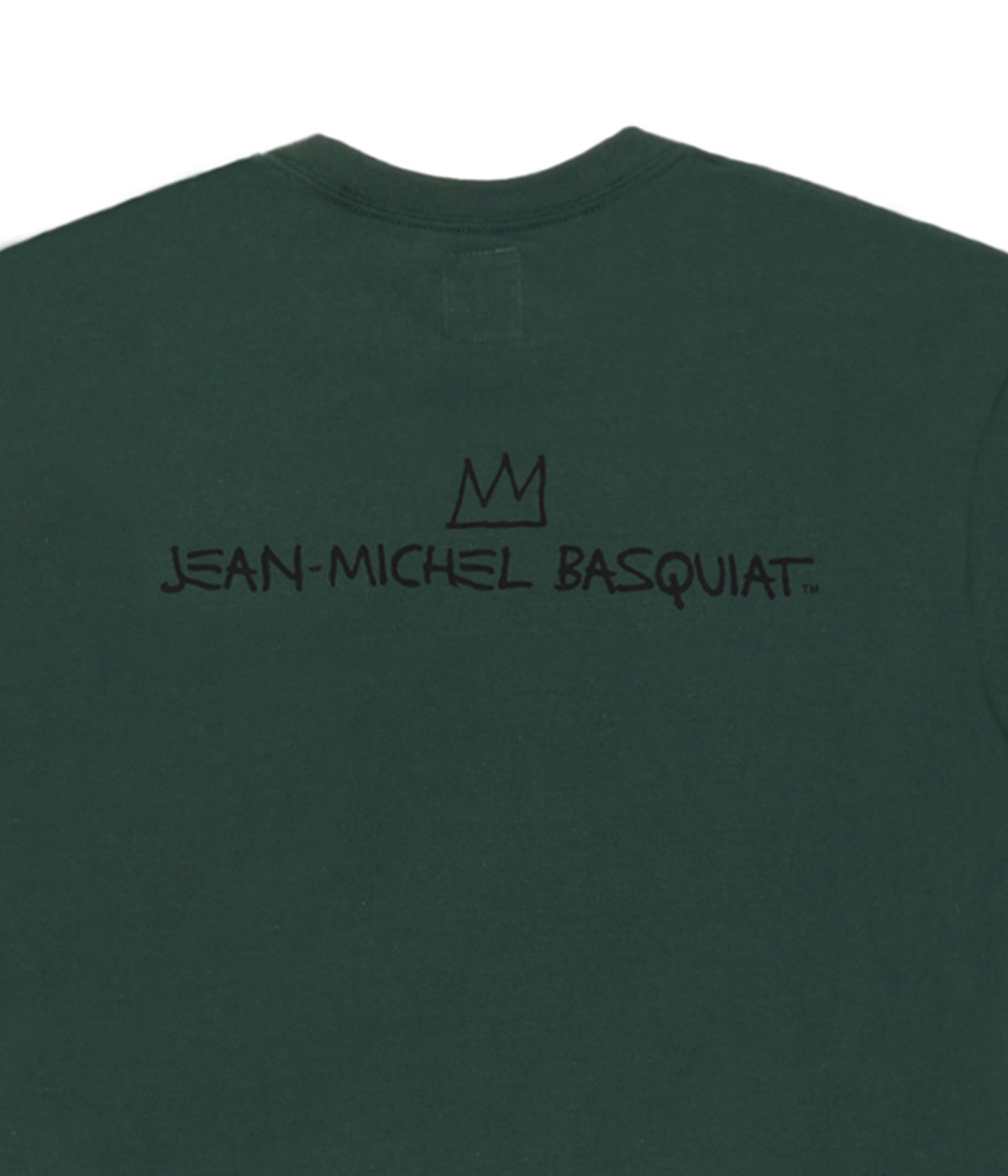 JEAN-MICHEL BASQUIAT / CREW NECK T-SHIRT (TYPE-1)【GREEN】｜WACKO 