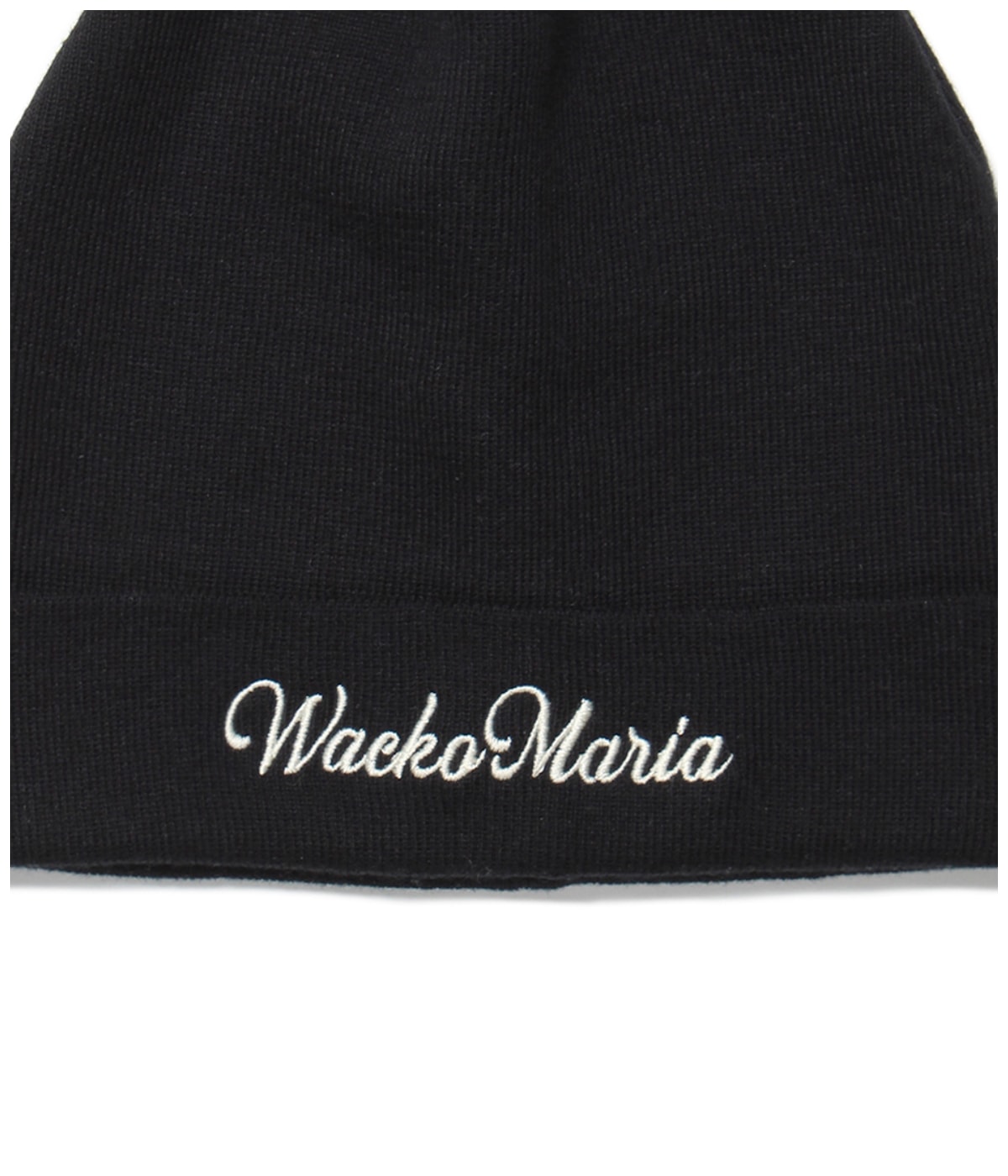 COTTON KNIT WATCH CAP【BLACK】｜WACKO MARIA｜MELTING POT（正規取扱