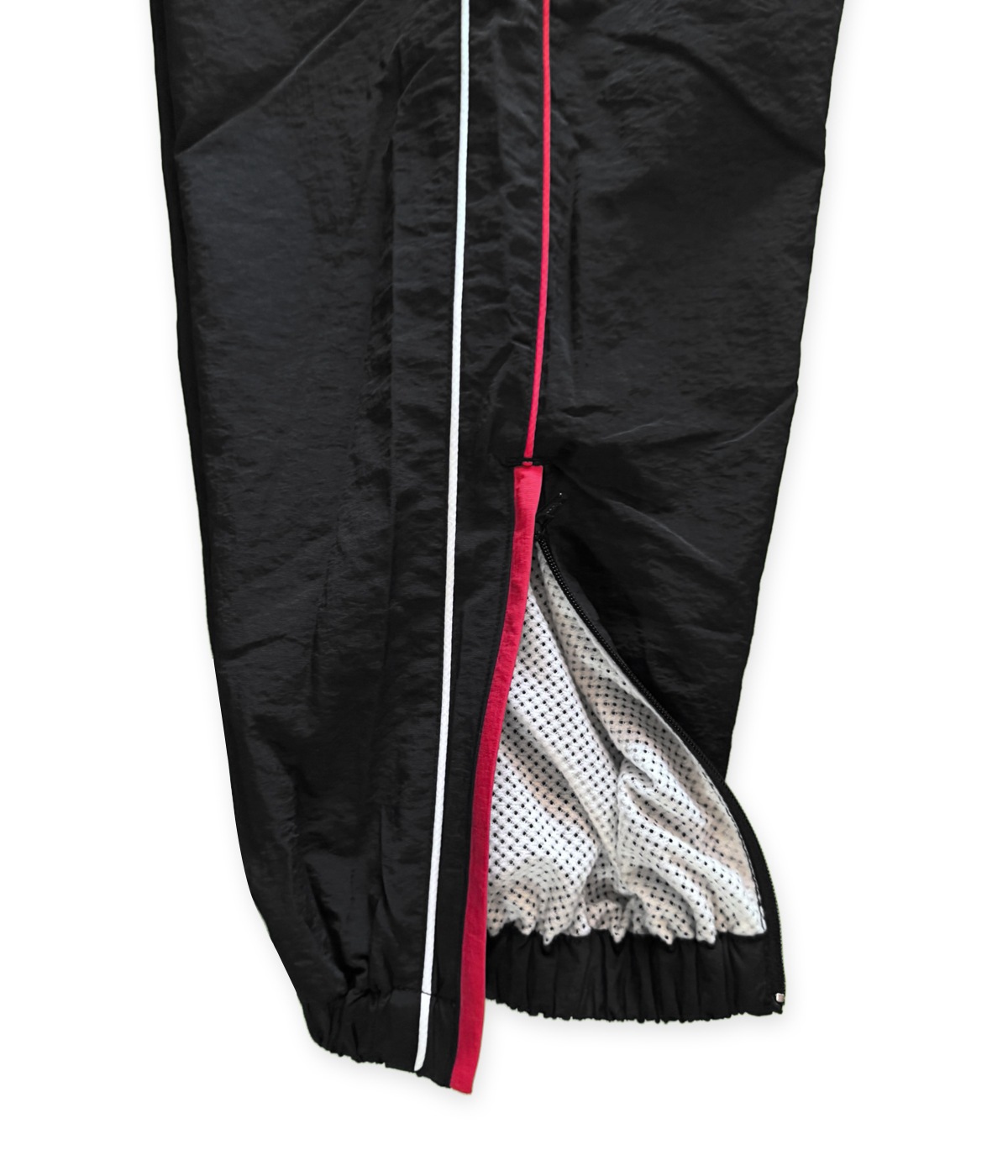 NYLON TRACK PANTS (TYPE-1)【BLACK】