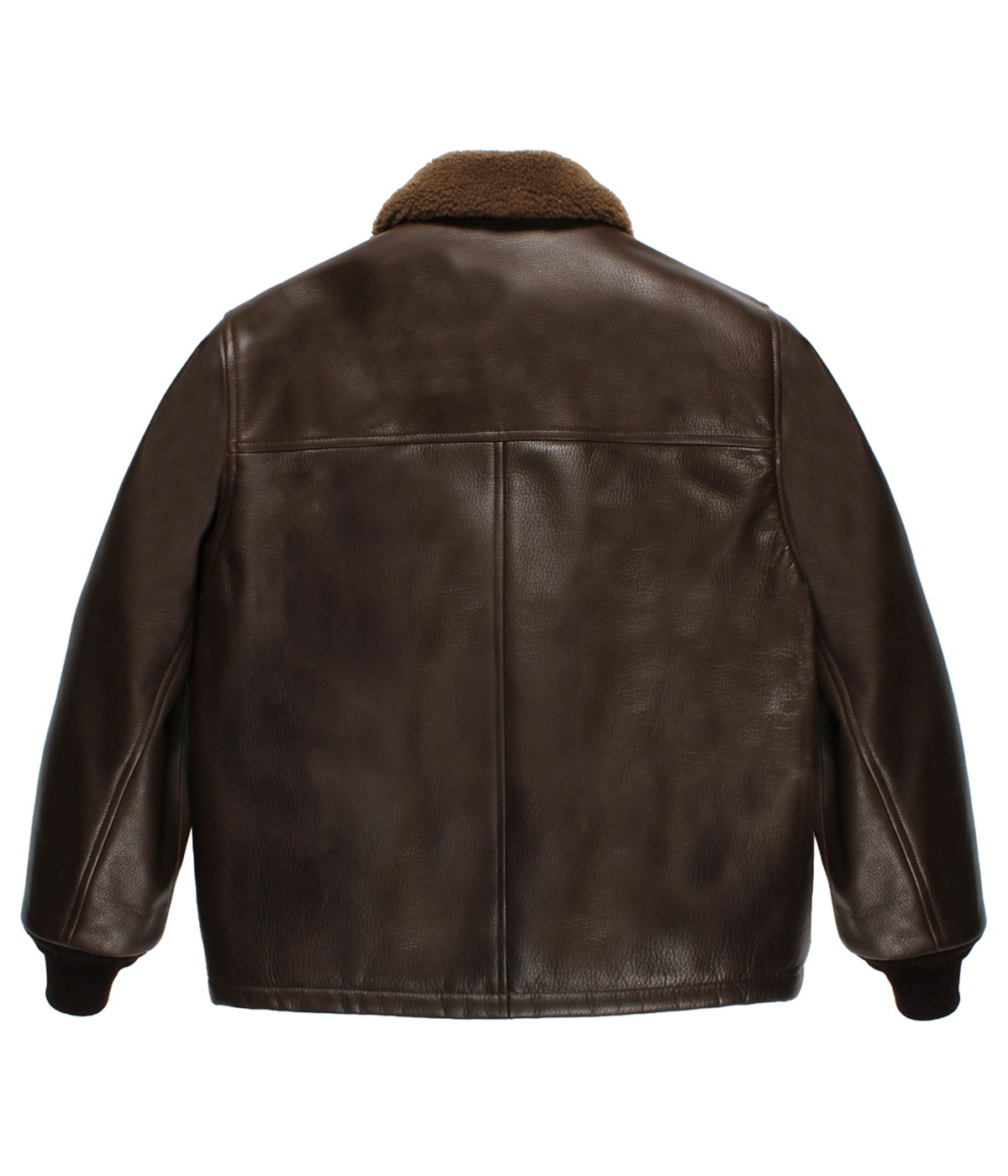 MOUTON COLLAR LEATHER BOA JACKET【BROWN】｜WACKO MARIA｜MELTING