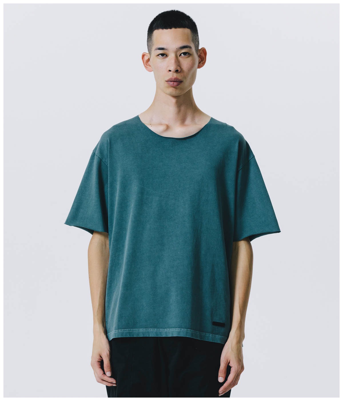 PIGMENT CUT OFF TEE【GREEN】