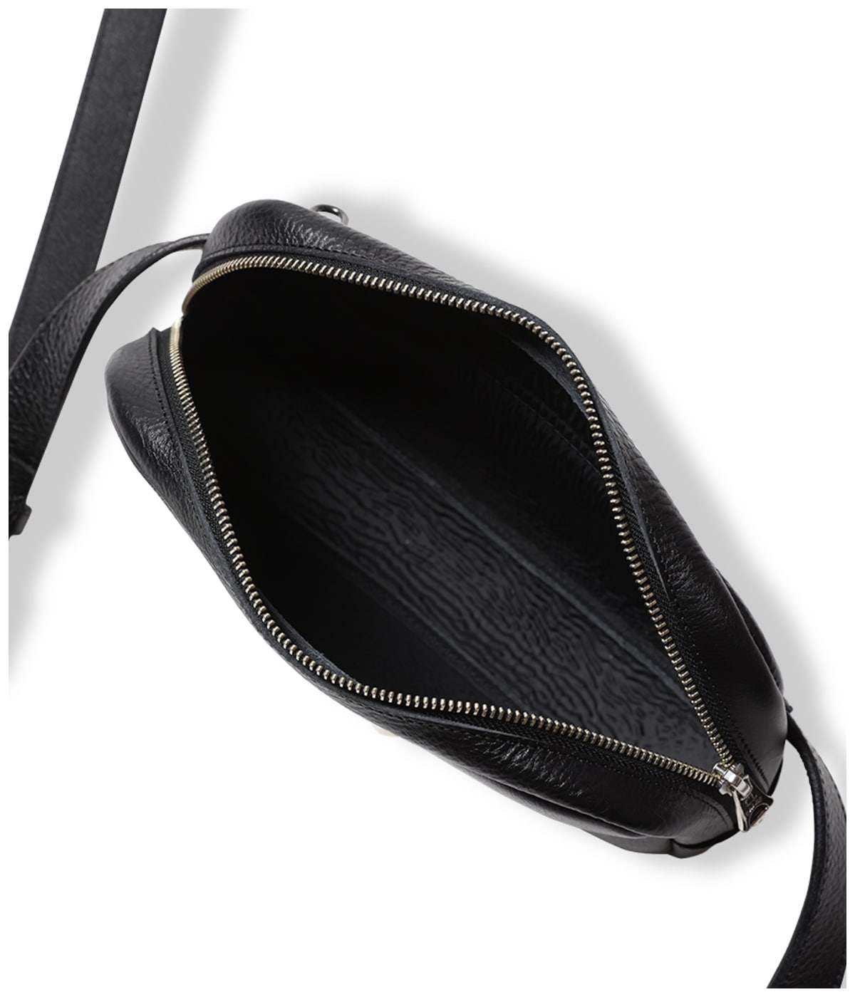 STUDS LEATHER BODY BAG【BLACK】｜CALEE｜MELTING POT（正規取扱店