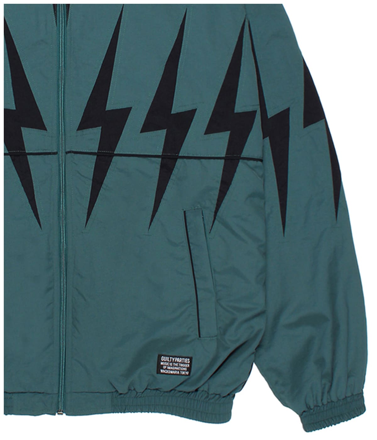 NYLON TRACK JACKET (TYPE-3)【GREEN】｜WACKO MARIA｜MELTING POT