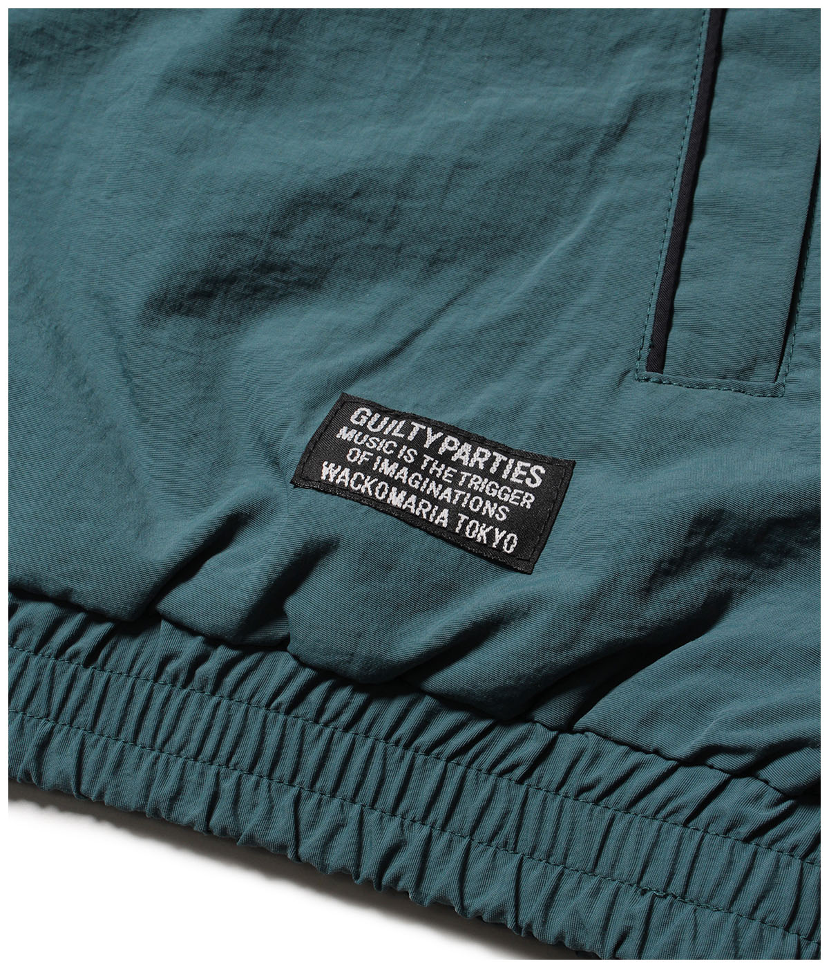 NYLON TRACK JACKET (TYPE-3)【GREEN】｜WACKO MARIA｜MELTING POT