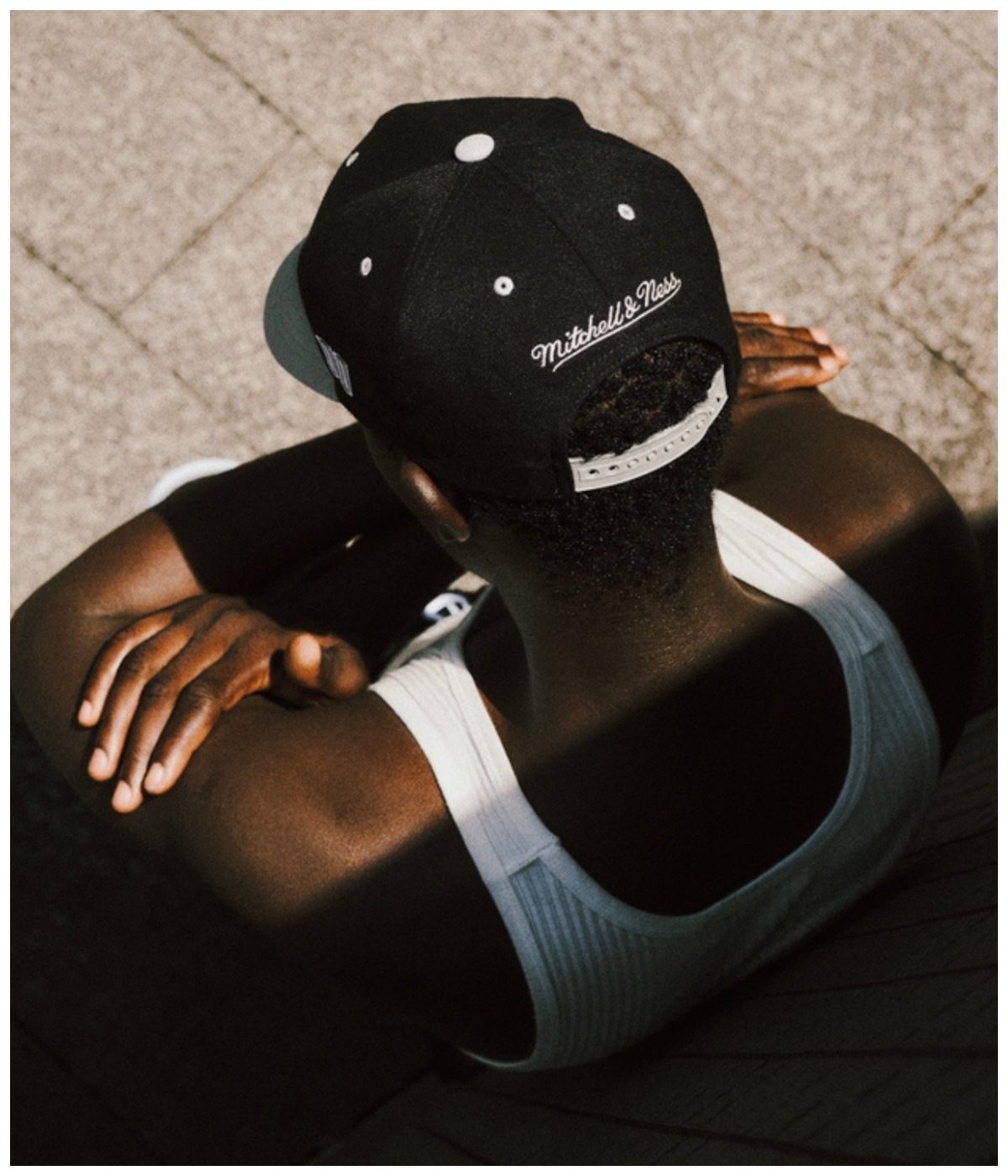 Mitchell & Ness / 6 PANEL STRETCH SNAPBACK CAP【BLACK】｜COOTIE