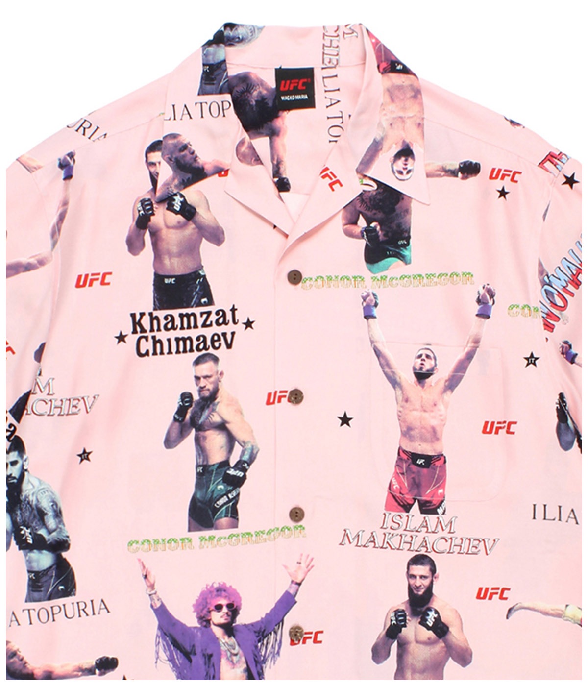 UFC / HAWAIIAN SHIRT【PINK】｜WACKO MARIA｜MELTING POT（正規取扱店