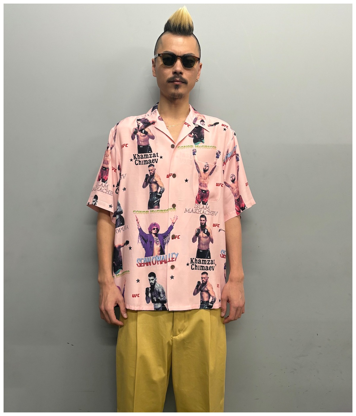 UFC / HAWAIIAN SHIRT【PINK】｜WACKO MARIA｜MELTING POT（正規取扱店