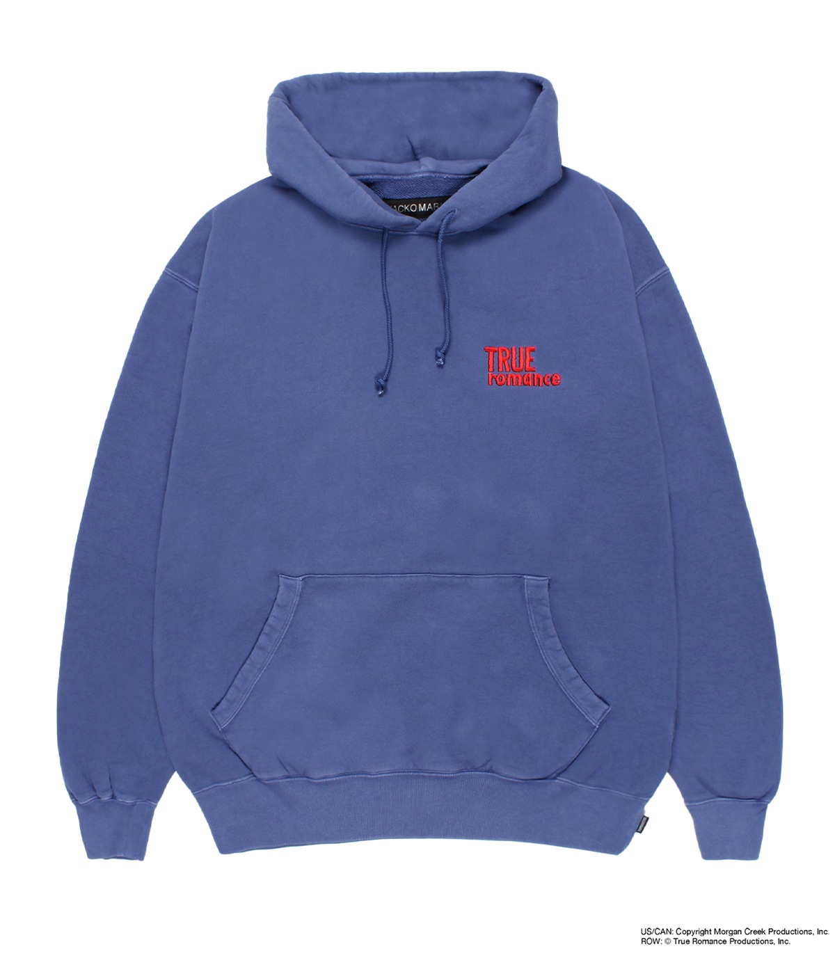 TRUE ROMANCE / WASHED HEAVY WEIGHT HOODED SWEAT SHIRT【PURPLE