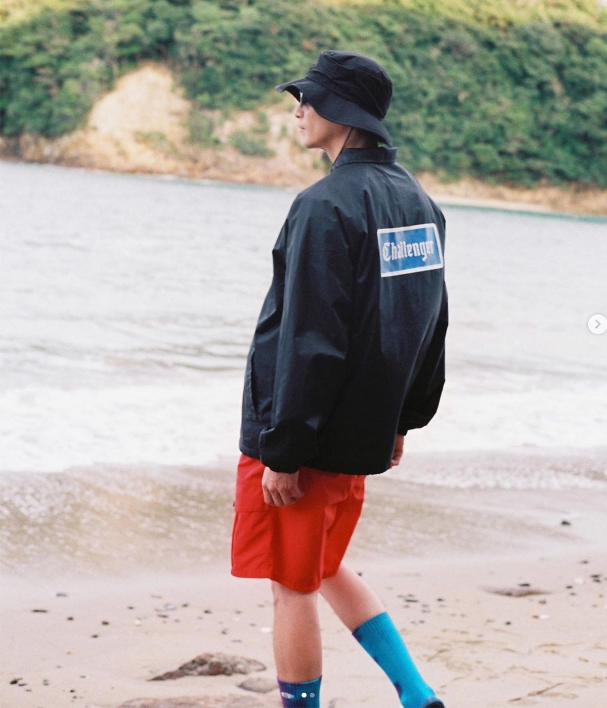 LOGO COACH JACKET【BLACK】｜CHALLENGER｜MELTING POT（正規