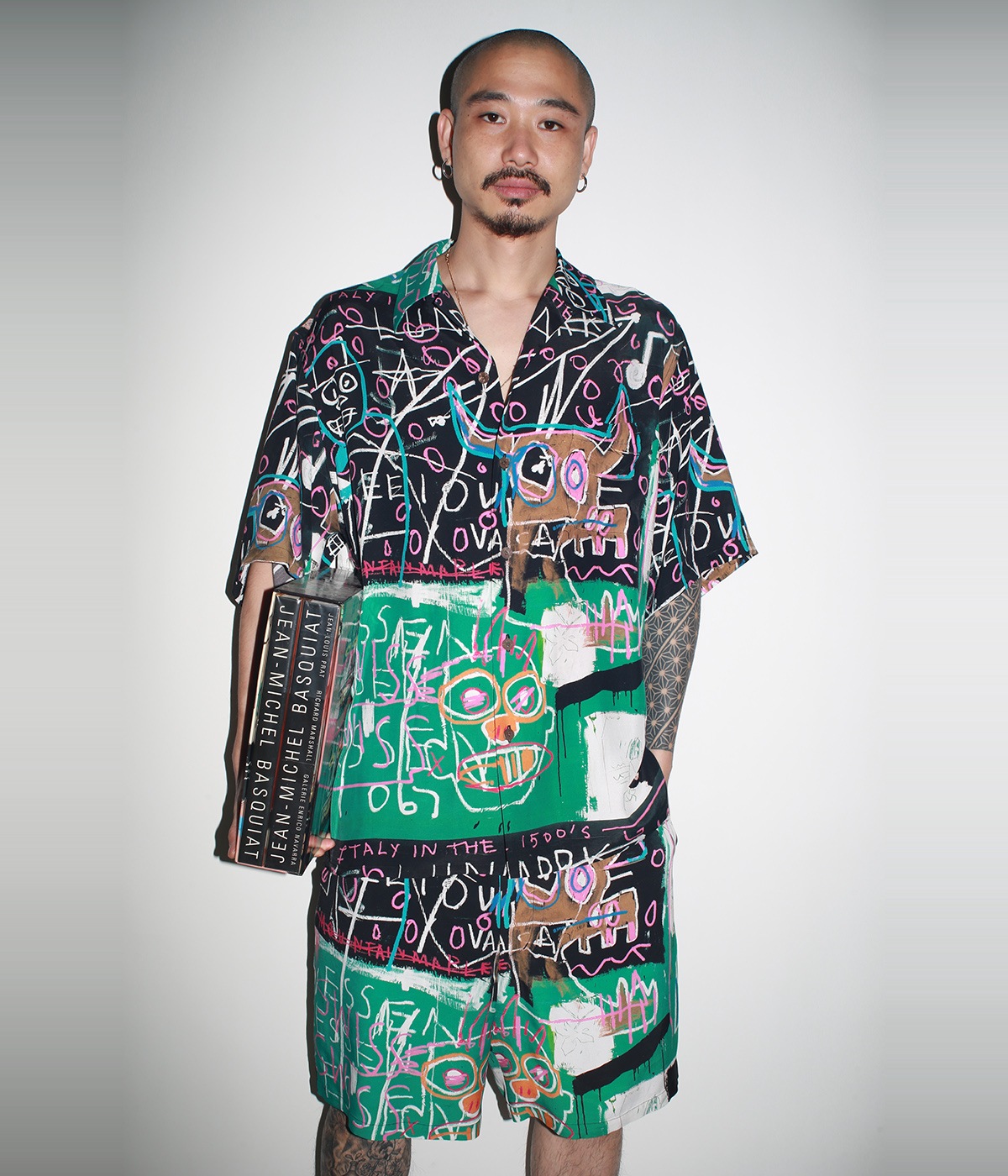 JEAN-MICHEL BASQUIAT / HAWAIIAN SHORTS (TYPE-4)【ONE】