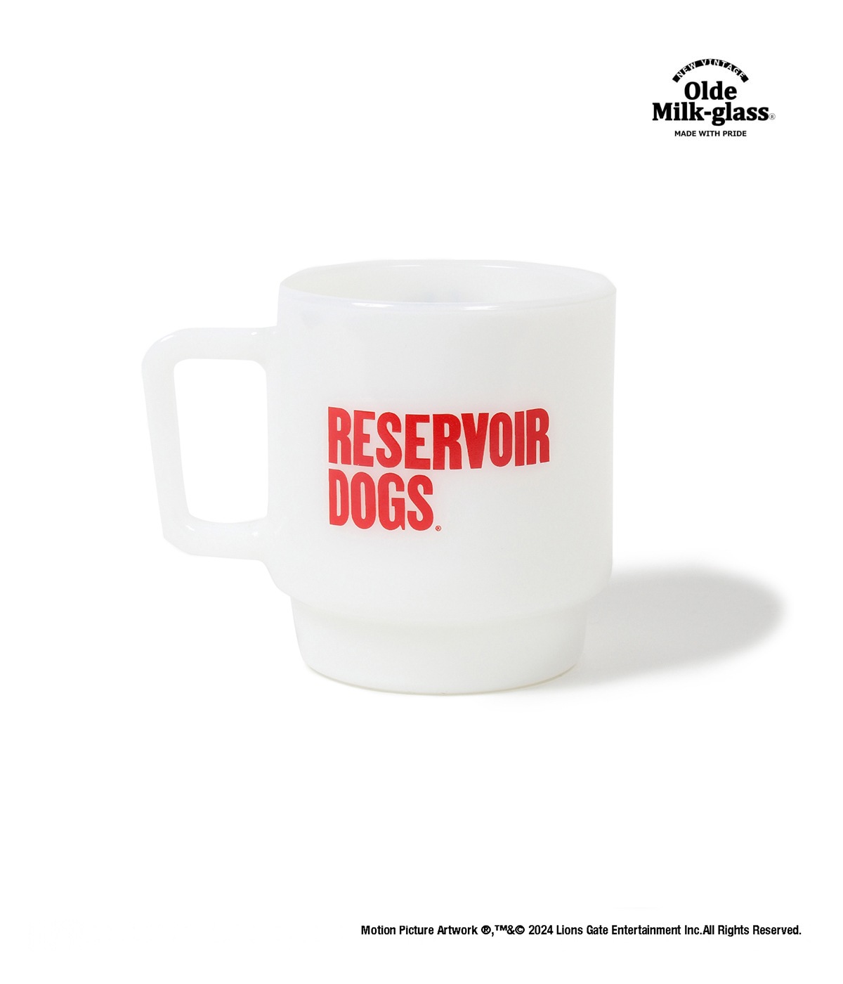 RESERVOIR DOGS / MILK GLASS MUG (TYPE-1)【2 Colors Available