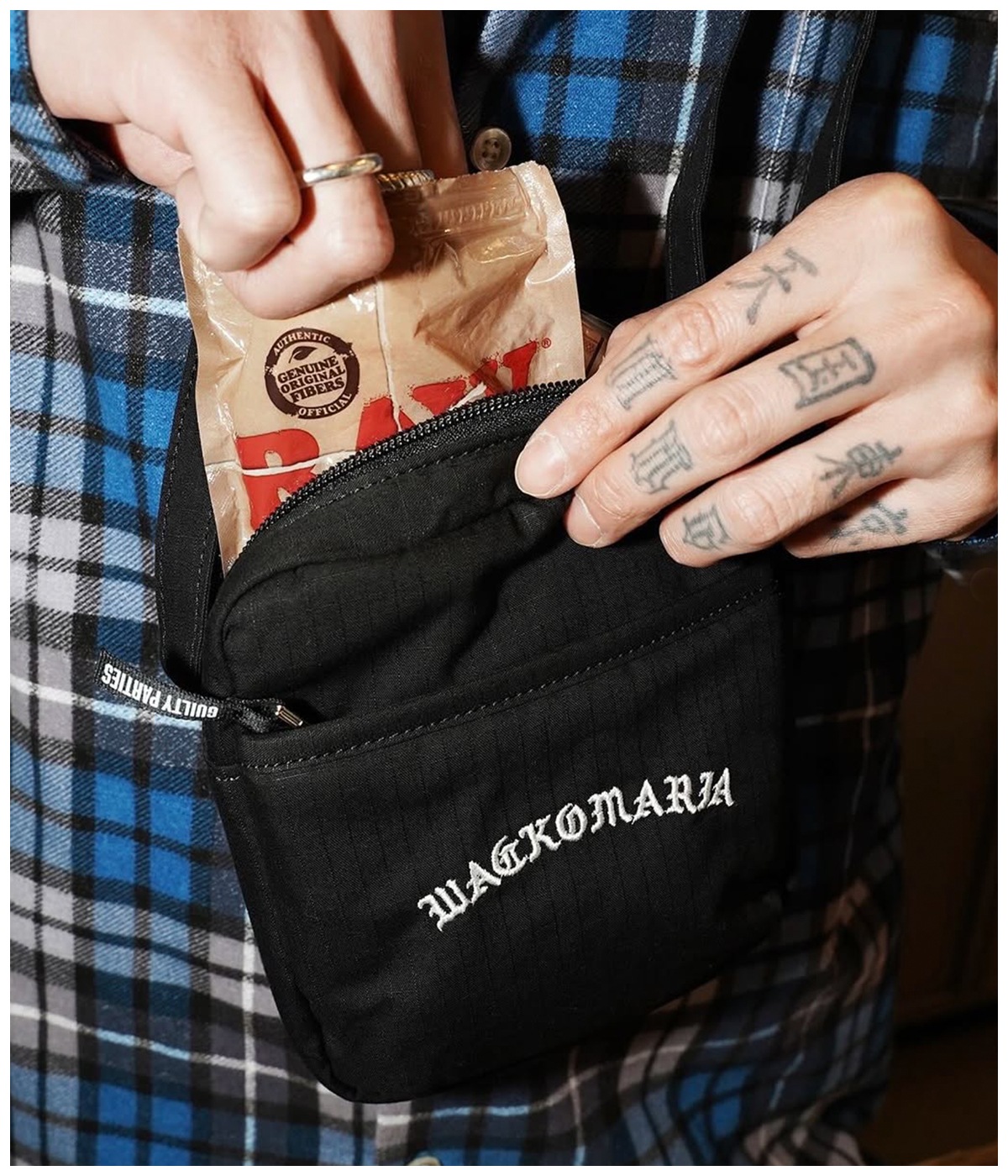 SPEAK EASY / SMALL SHOULDER BAG【BLACK】｜WACKO MARIA｜MELTING POT