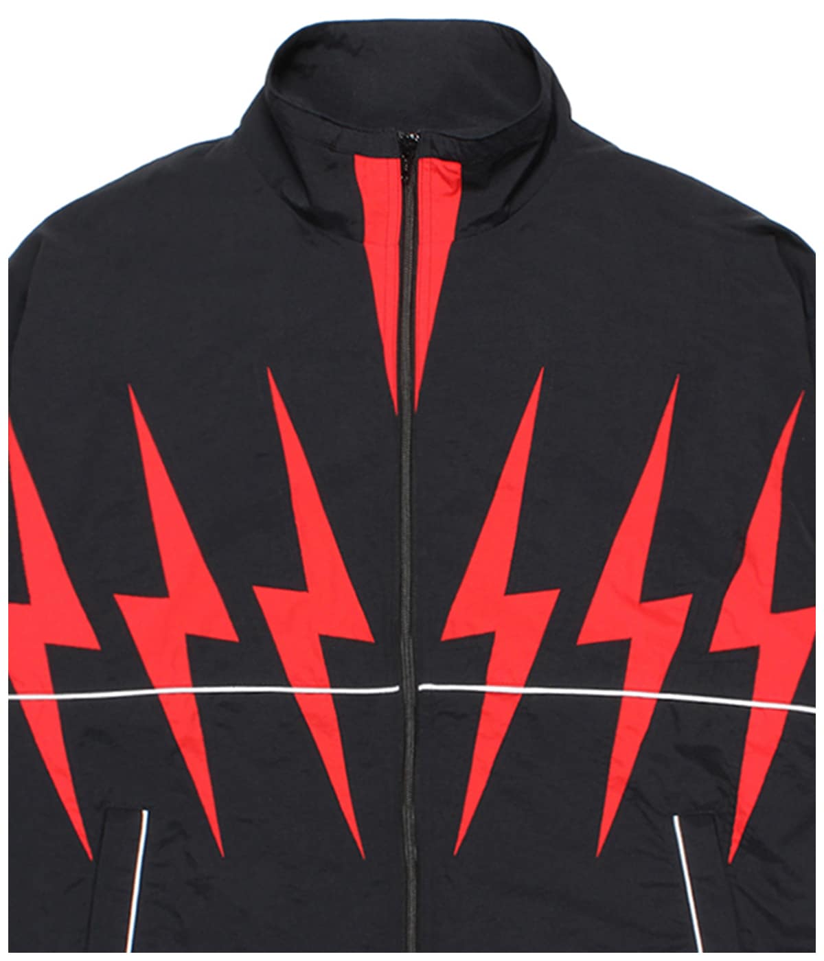 NYLON TRACK JACKET (TYPE-1)【BLACK】｜WACKO MARIA｜MELTING