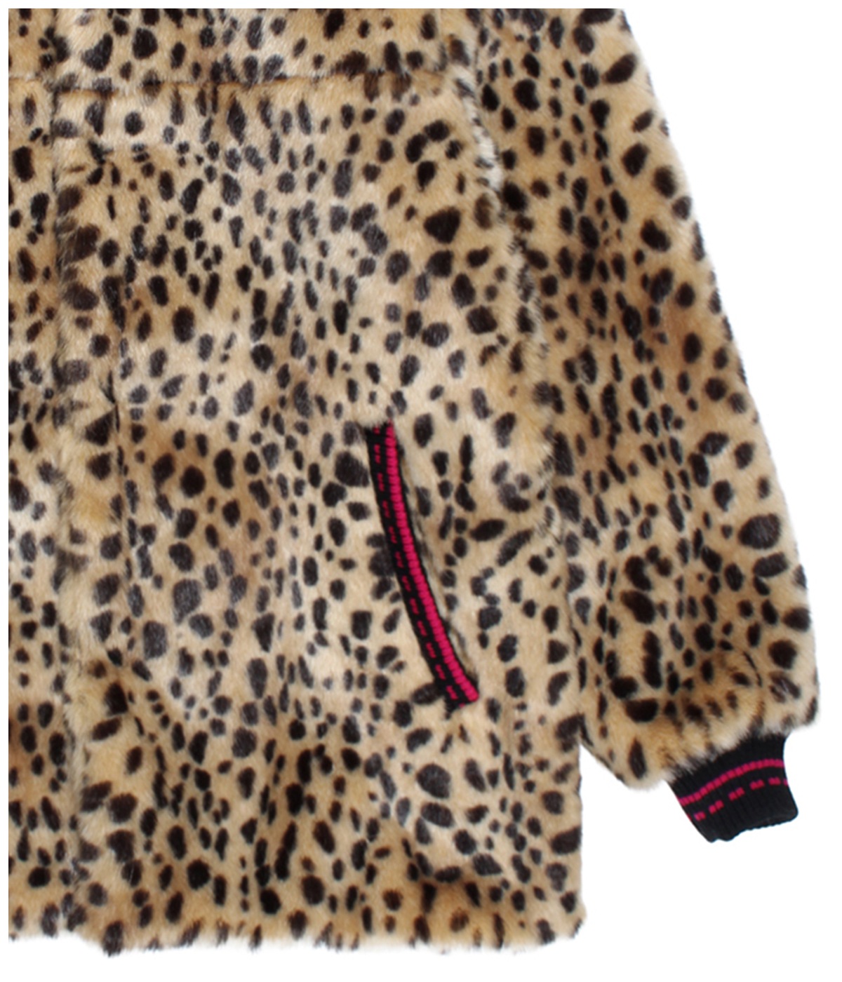 LEOPARD FAUX FUR CAR CLUB JACKET【BEIGE】