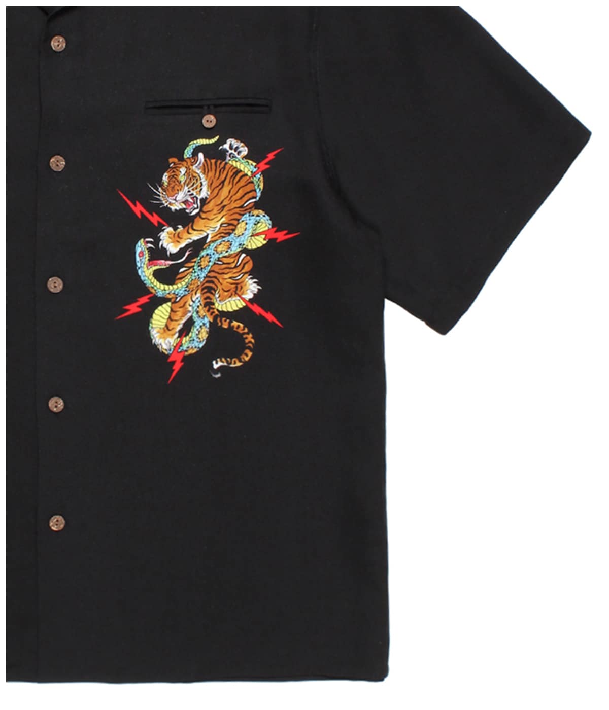 新品 WACKOMARIA TIM LEHI 50'S OPEN SHIRT TIM LEHI / 50'S OPEN COLLAR SHIRT【BLACK】｜WACKO MARIA｜MELTING