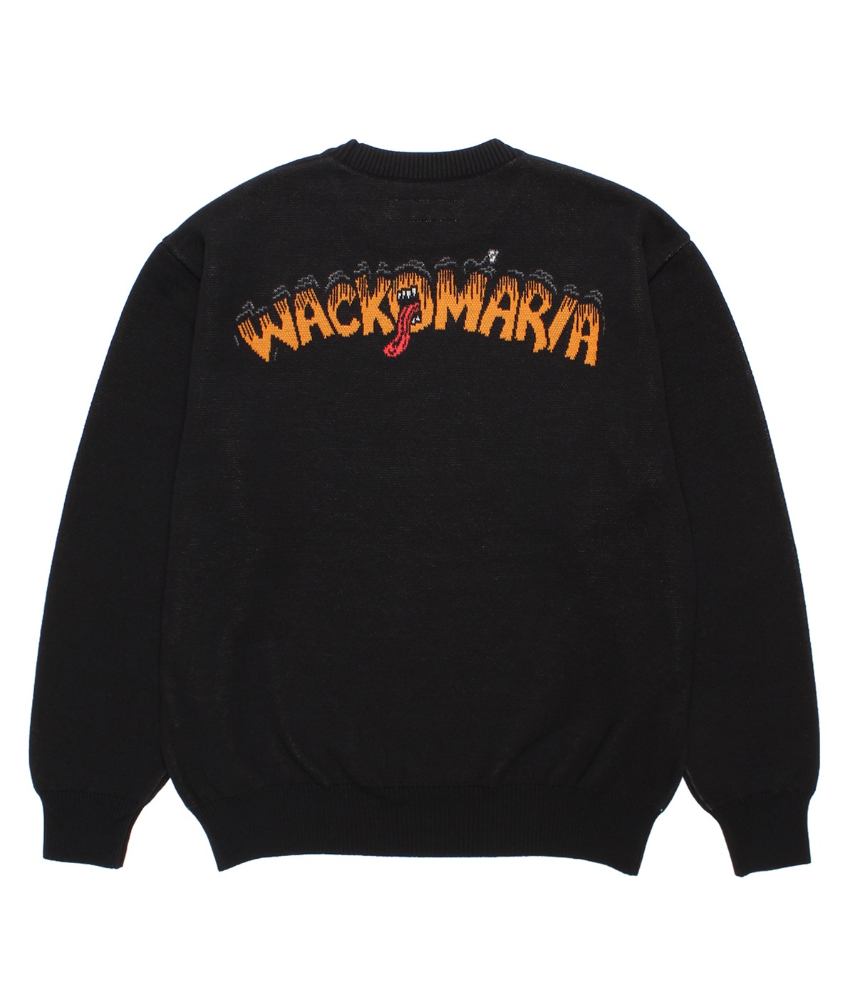 TIM LEHI / JACQUARD KNIT SWEATER【BLACK】｜WACKO MARIA｜MELTING