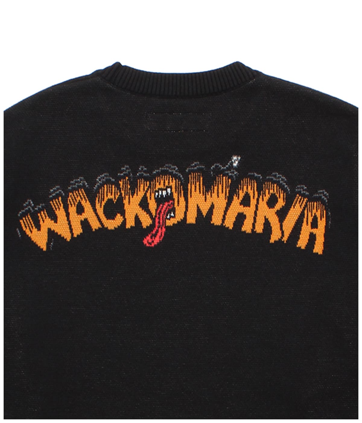 最終値下げ　TIM LEHI WACKO MARIA SILK JACQUARD TIM LEHI / JACQUARD KNIT SWEATER【BLACK】｜WACKO MARIA｜MELTING
