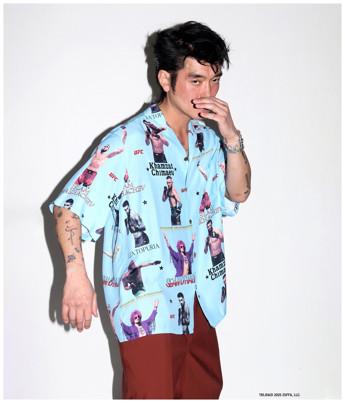 UFC / HAWAIIAN SHIRT【BLUE】｜WACKO MARIA｜MELTING POT（正規取扱店