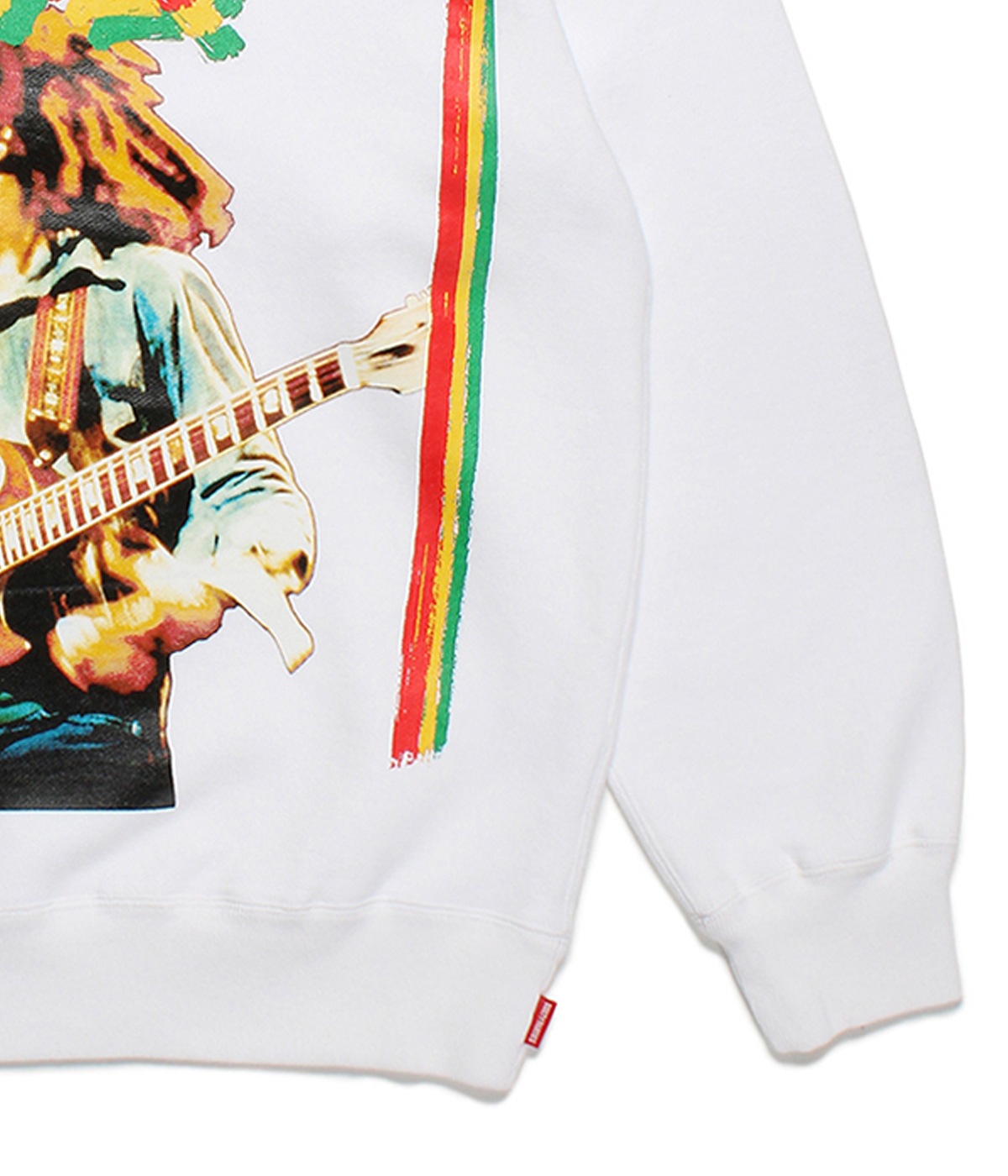 BOB MARLEY / MIDDLE WEIGHT CREW NECK SWEAT SHIRT【WHITE】｜WACKO  