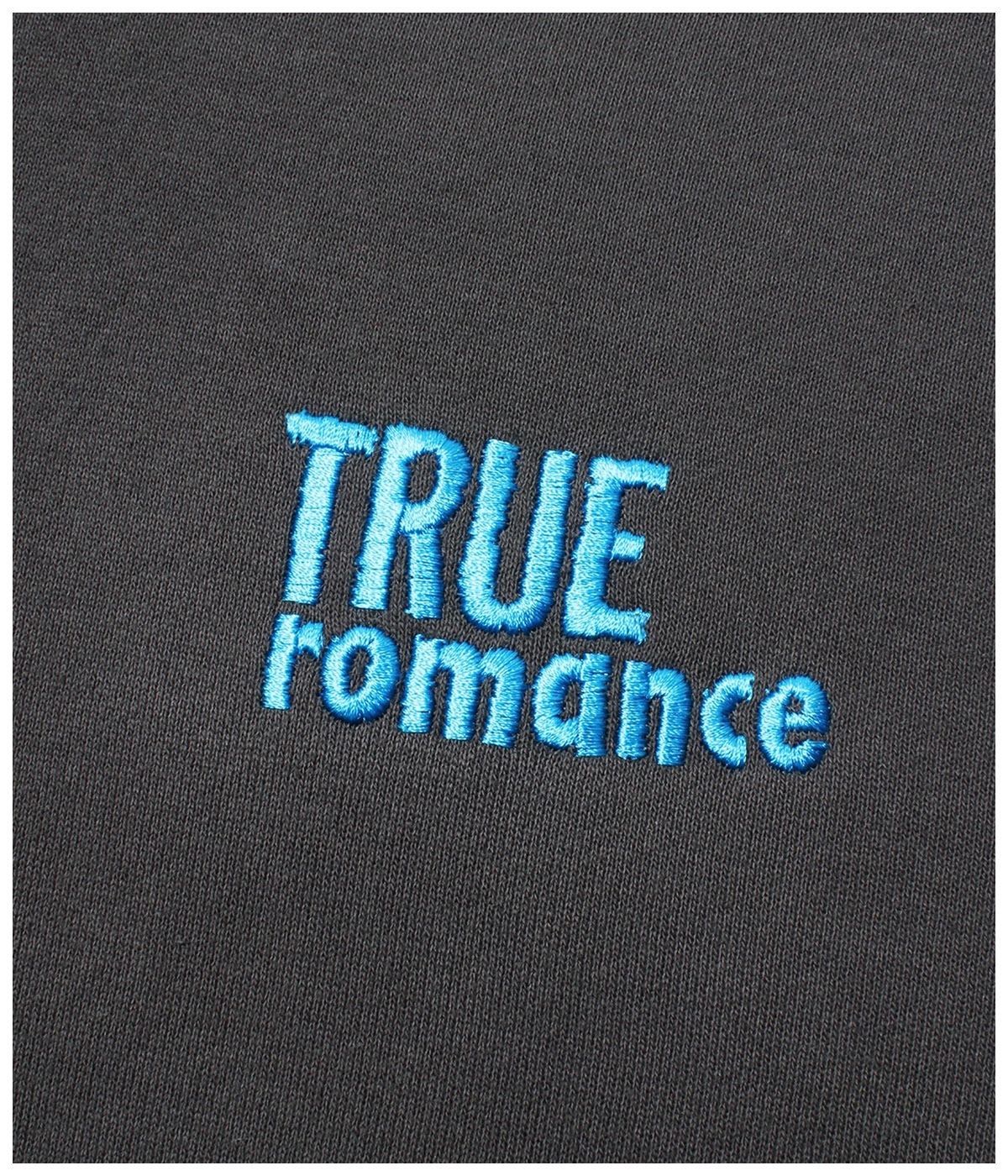 TRUE ROMANCE / WASHED HEAVY WEIGHT HOODED SWEAT SHIRT【CHARCOAL】