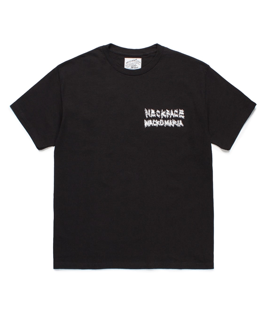 NECK FACE / CREW NECK T-SHIRT (TYPE-6)【BLACK】