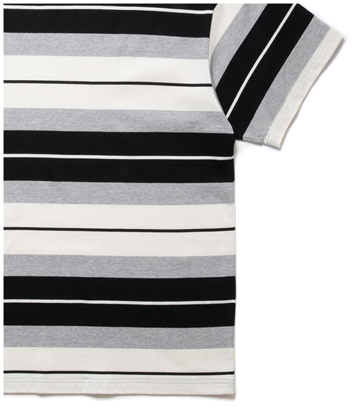 Panel Border S/S Tee【BLACK×ASH GRAY×WHITE】｜COOTIE PRODUCTIONS 