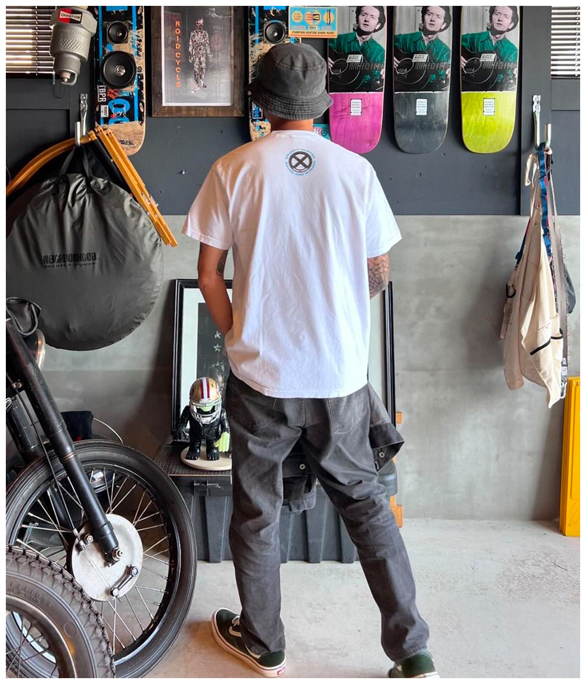 RR X BH SHORT SLEEVE T-SHIRT【WHITE】