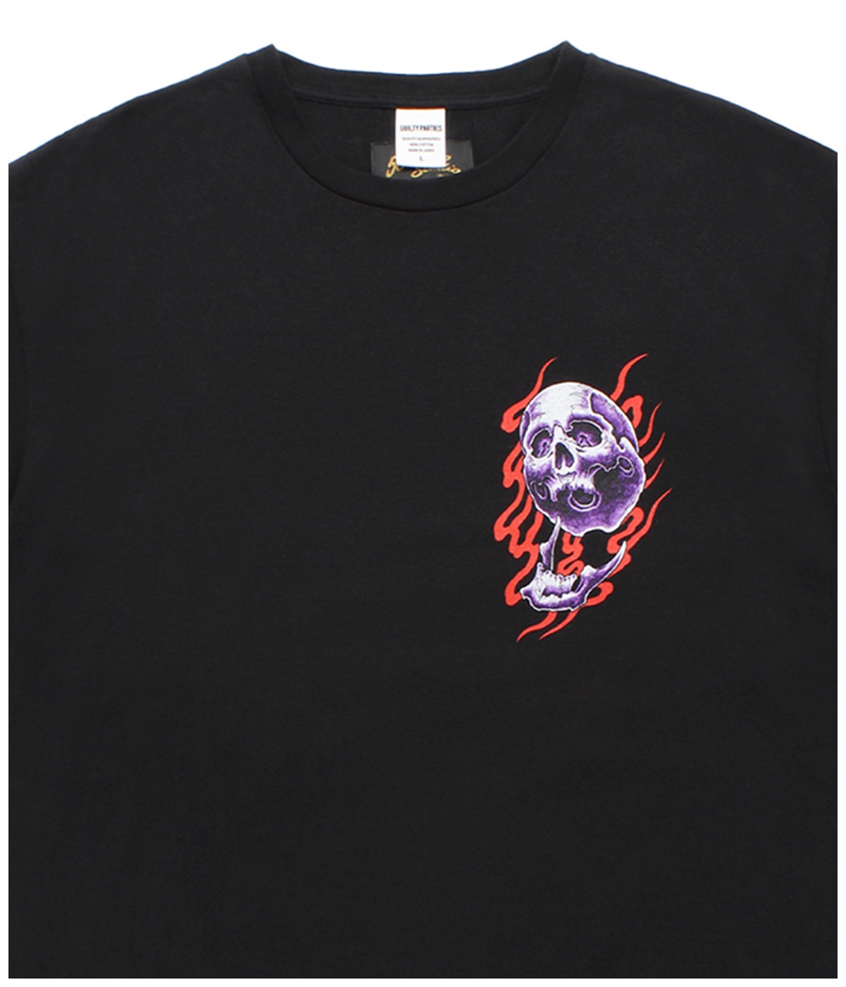 56 TATTOO STUDIO / WASHED HEAVY WEIGHT T-SHIRT【BLACK】｜WACKO