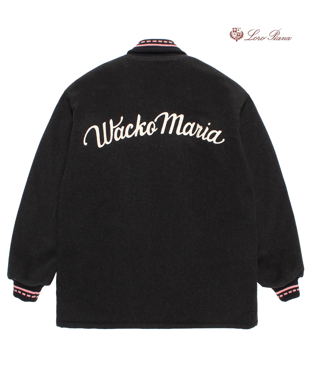 LORO PIANA / WOOL CAR CLUB JACKET (TYPE-2)【BLACK】｜WACKO MARIA