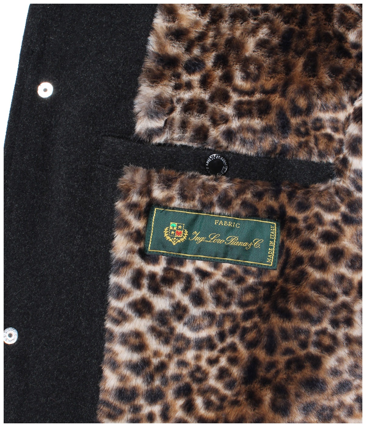 極美品★LOROPIANA★現行タグ★シルク★ロゴ★ジャケット★ブルゾン LORO PIANA / WOOL CAR CLUB JACKET (TYPE-2)【BLACK】｜WACKO MARIA