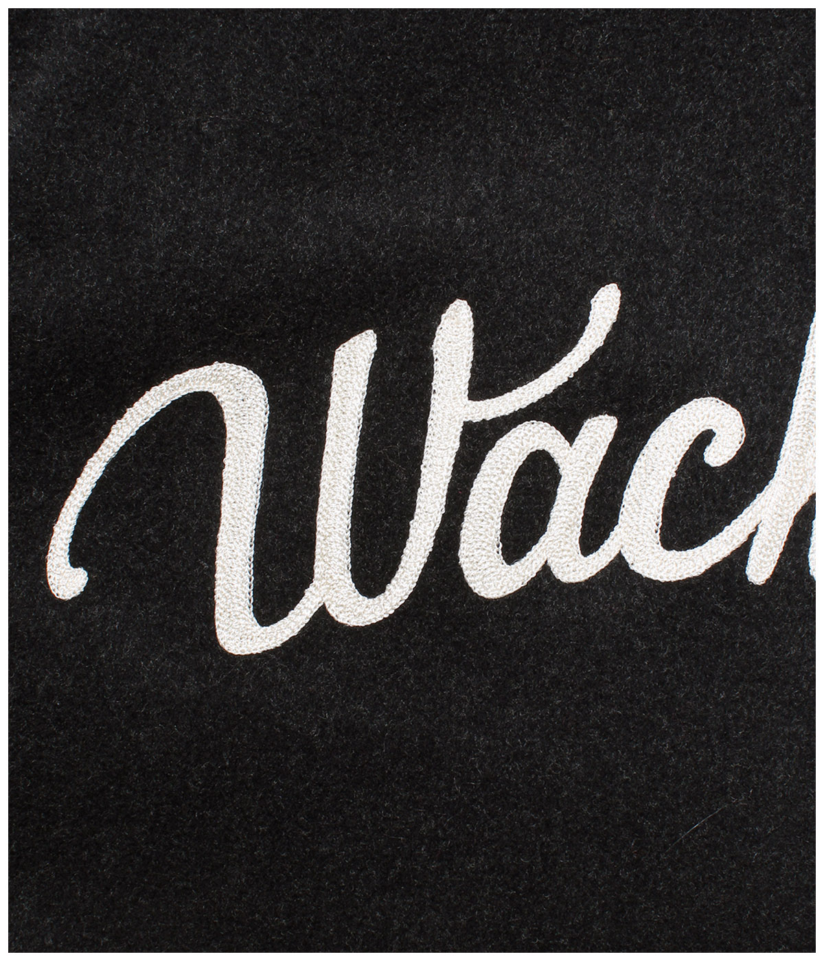 極美品★LOROPIANA★現行タグ★シルク★ロゴ★ジャケット★ブルゾン LORO PIANA / WOOL CAR CLUB JACKET (TYPE-2)【BLACK】｜WACKO MARIA