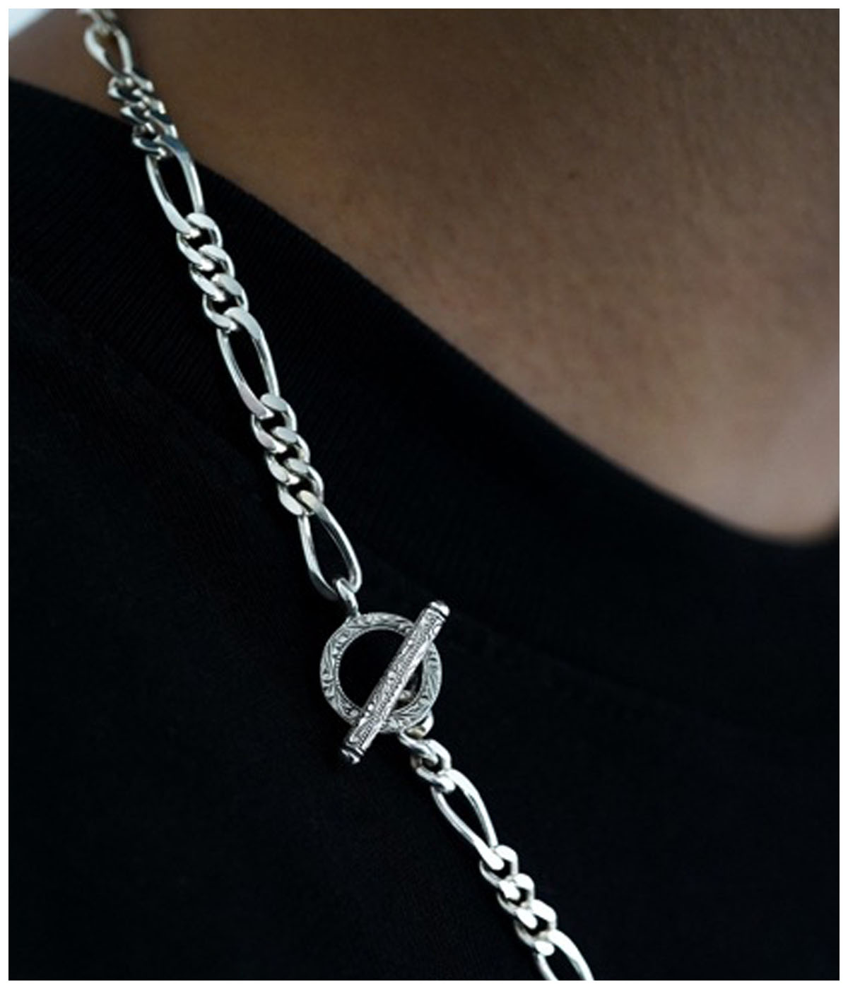 Figaro Wide Chain【SILVER950】